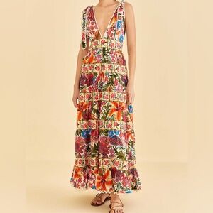 Farm Rio floral dress